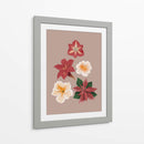 Flores de Navidad - Anis Illustration | Cuadro decorativo de Canvas Lab