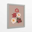 Flores de Navidad - Anis Illustration | Cuadro decorativo de Canvas Lab