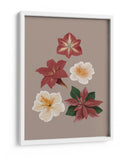 Flores de Navidad - Anis Illustration | Cuadro decorativo de Canvas Lab