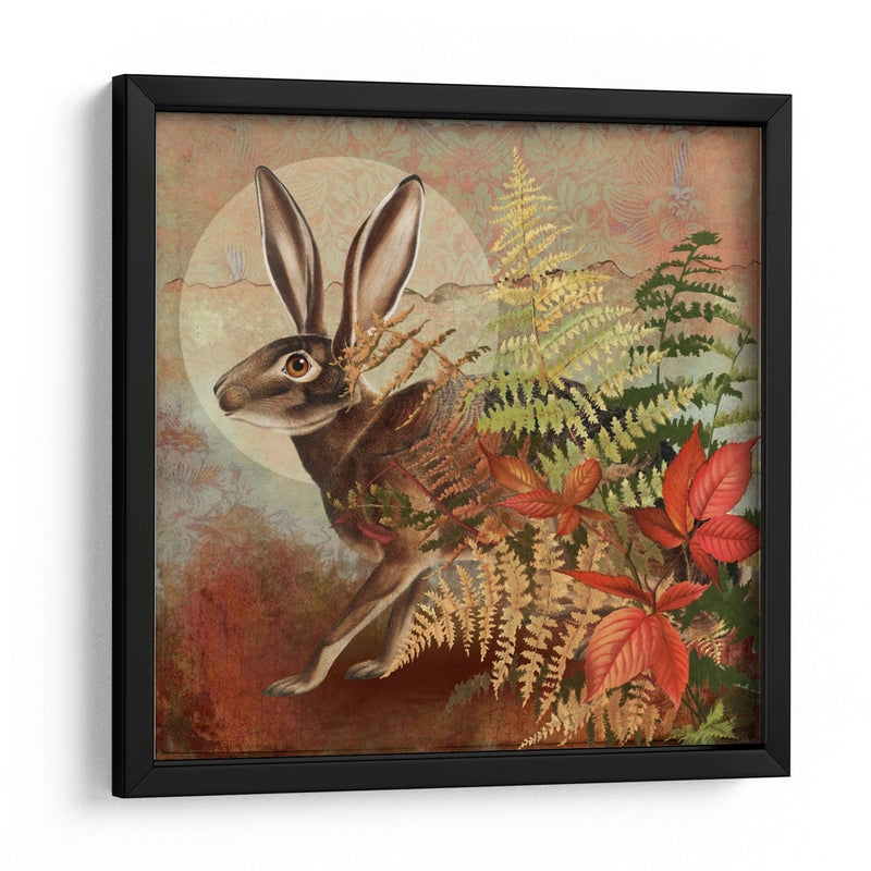 Liebre en otoño - Marja van den | Cuadro decorativo de Canvas Lab