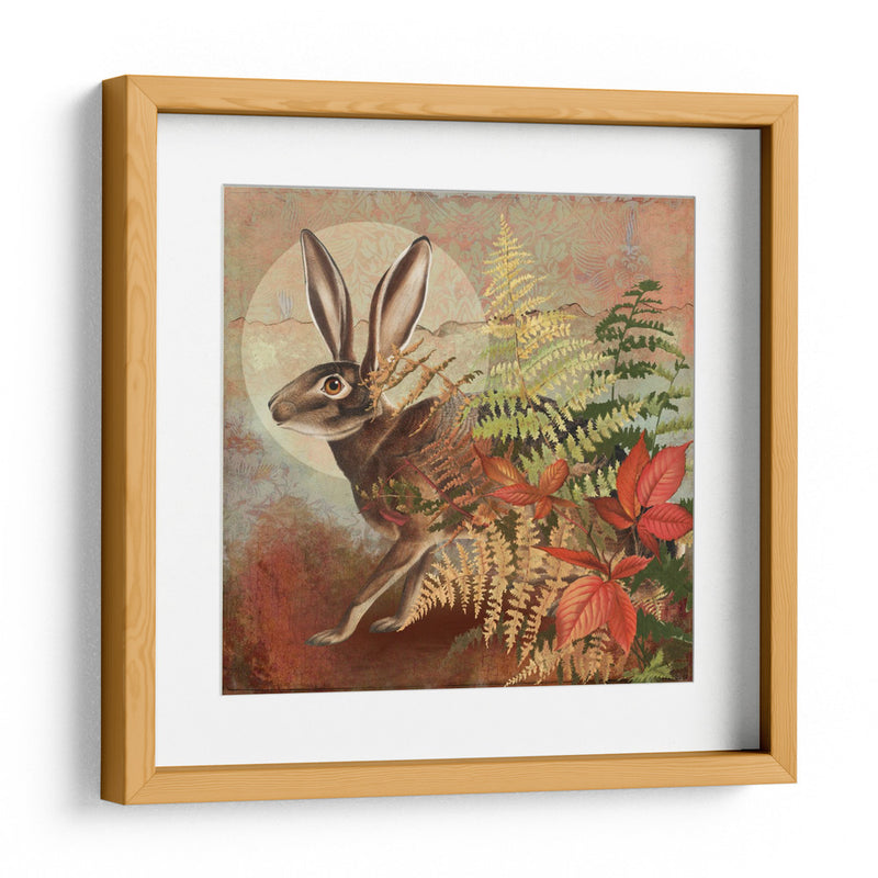 Liebre en otoño - Marja van den | Cuadro decorativo de Canvas Lab