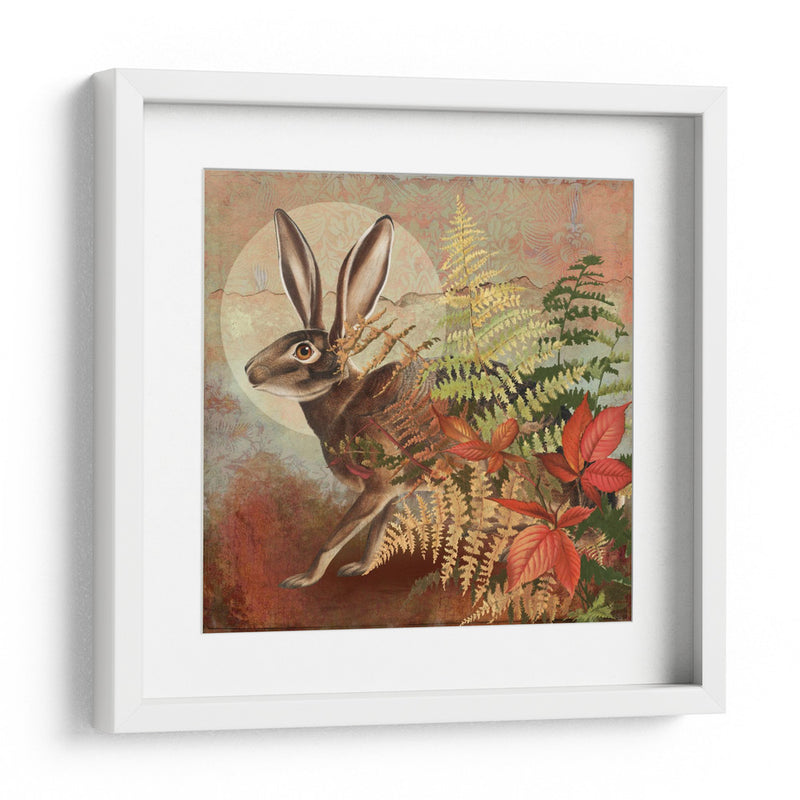 Liebre en otoño - Marja van den | Cuadro decorativo de Canvas Lab