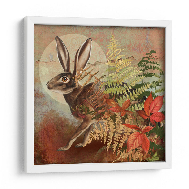 Liebre en otoño - Marja van den | Cuadro decorativo de Canvas Lab