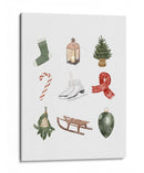 Nueve Lindos Artículos de Navidad - Jolly and Dash | Cuadro decorativo de Canvas Lab