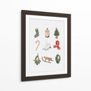 Nueve Lindos Artículos de Navidad - Jolly and Dash | Cuadro decorativo de Canvas Lab