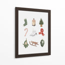 Nueve Lindos Artículos de Navidad - Jolly and Dash | Cuadro decorativo de Canvas Lab