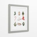 Nueve Lindos Artículos de Navidad - Jolly and Dash | Cuadro decorativo de Canvas Lab