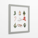 Nueve Lindos Artículos de Navidad - Jolly and Dash | Cuadro decorativo de Canvas Lab