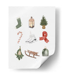 Nueve Lindos Artículos de Navidad - Jolly and Dash | Cuadro decorativo de Canvas Lab