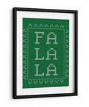 Fa La La - Punto de cruz - Verde - Jolly and Dash | Cuadro decorativo de Canvas Lab