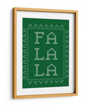 Fa La La - Punto de cruz - Verde - Jolly and Dash | Cuadro decorativo de Canvas Lab