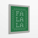 Fa La La - Punto de cruz - Verde - Jolly and Dash | Cuadro decorativo de Canvas Lab