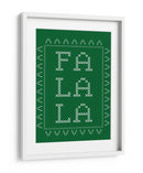 Fa La La - Punto de cruz - Verde - Jolly and Dash | Cuadro decorativo de Canvas Lab