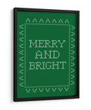 Alegre y Brillante - Punto de Cruz - Verde - Jolly and Dash | Cuadro decorativo de Canvas Lab