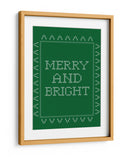 Alegre y Brillante - Punto de Cruz - Verde - Jolly and Dash | Cuadro decorativo de Canvas Lab