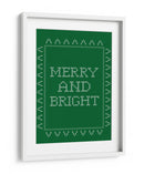 Alegre y Brillante - Punto de Cruz - Verde - Jolly and Dash | Cuadro decorativo de Canvas Lab