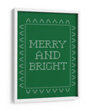 Alegre y Brillante - Punto de Cruz - Verde - Jolly and Dash | Cuadro decorativo de Canvas Lab