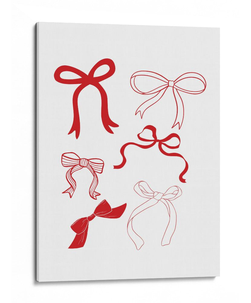 Seis Lazos - Rojo - Jolly and Dash | Cuadro decorativo de Canvas Lab