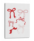 Seis Lazos - Rojo - Jolly and Dash | Cuadro decorativo de Canvas Lab