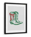 Botas Campestres de Navidad - Verdes - Jolly and Dash | Cuadro decorativo de Canvas Lab