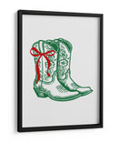 Botas Campestres de Navidad - Verdes - Jolly and Dash | Cuadro decorativo de Canvas Lab