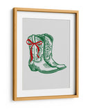 Botas Campestres de Navidad - Verdes - Jolly and Dash | Cuadro decorativo de Canvas Lab