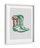 Botas Campestres de Navidad - Verdes - Jolly and Dash | Cuadro decorativo de Canvas Lab