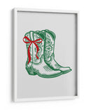 Botas Campestres de Navidad - Verdes - Jolly and Dash | Cuadro decorativo de Canvas Lab