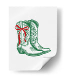 Botas Campestres de Navidad - Verdes - Jolly and Dash | Cuadro decorativo de Canvas Lab