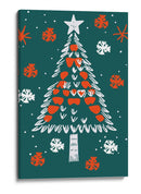 Árbol de Navidad festivo - casa cartissi | Cuadro decorativo de Canvas Lab
