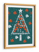 Árbol de Navidad festivo - casa cartissi | Cuadro decorativo de Canvas Lab