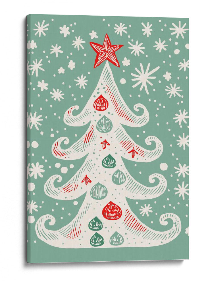 Árbol de Navidad Caprichoso - casa cartissi | Cuadro decorativo de Canvas Lab