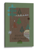 Navidad de Bosque Abstracto - casa cartissi | Cuadro decorativo de Canvas Lab