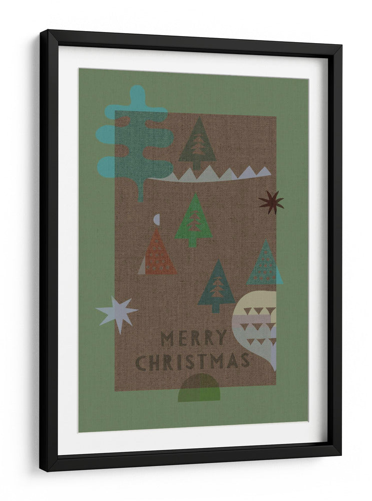 Navidad de Bosque Abstracto - casa cartissi | Cuadro decorativo de Canvas Lab