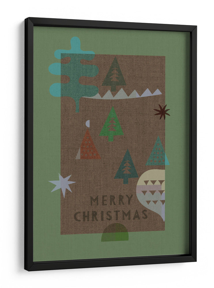 Navidad de Bosque Abstracto - casa cartissi | Cuadro decorativo de Canvas Lab