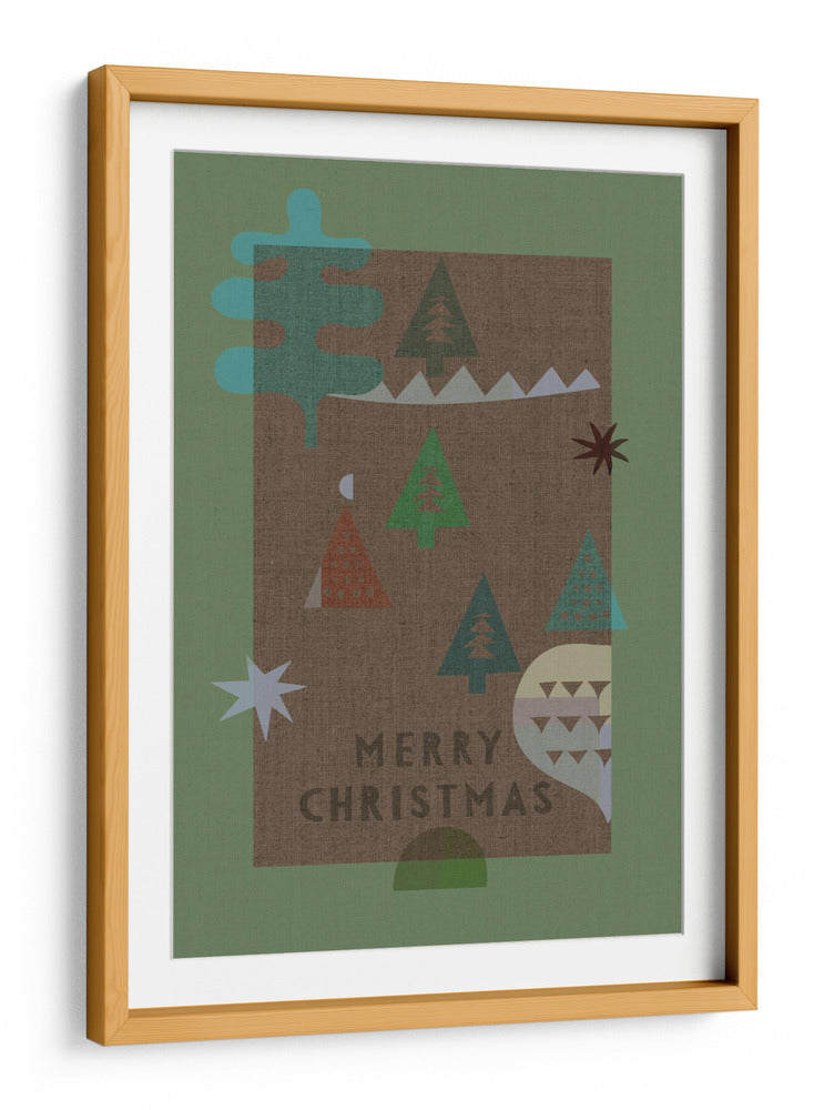Navidad de Bosque Abstracto - casa cartissi | Cuadro decorativo de Canvas Lab