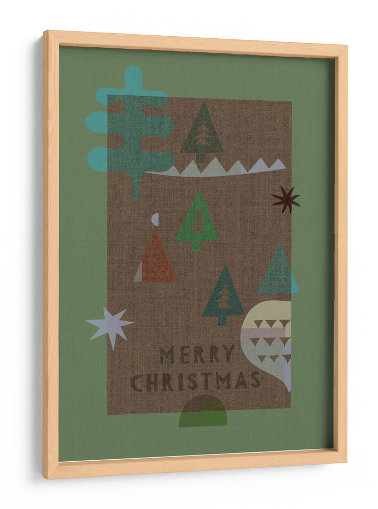 Navidad de Bosque Abstracto - casa cartissi | Cuadro decorativo de Canvas Lab
