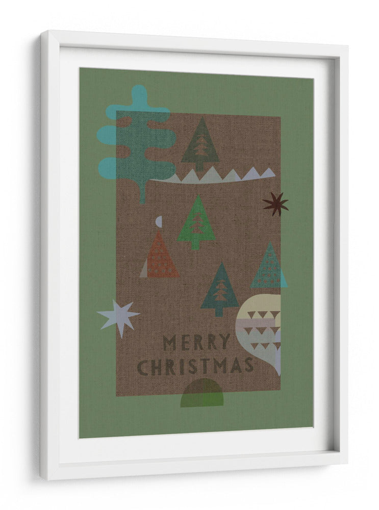 Navidad de Bosque Abstracto - casa cartissi | Cuadro decorativo de Canvas Lab