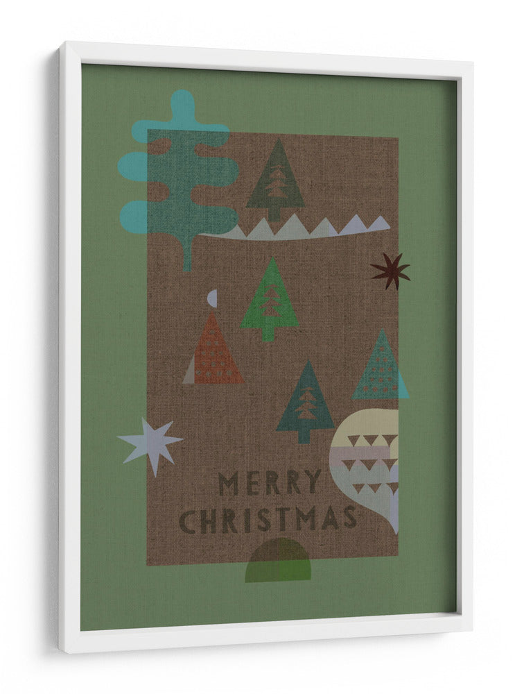Navidad de Bosque Abstracto - casa cartissi | Cuadro decorativo de Canvas Lab