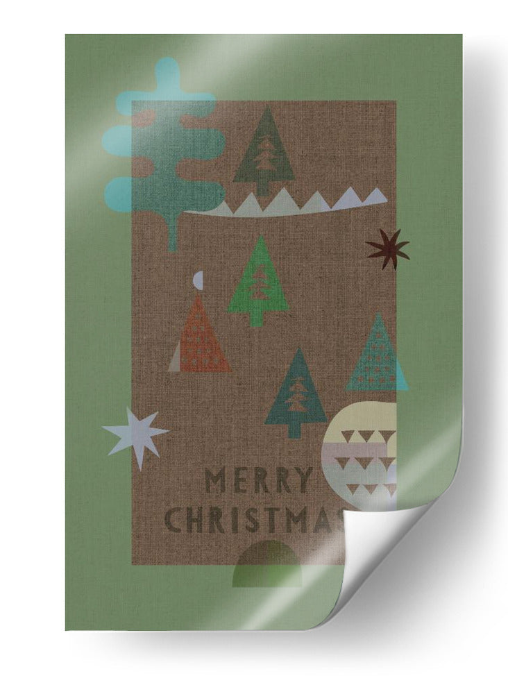 Navidad de Bosque Abstracto - casa cartissi | Cuadro decorativo de Canvas Lab