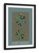 Saludos de Copos de Nieve de Invierno Abstractos - casa cartissi | Cuadro decorativo de Canvas Lab