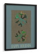 Saludos de Copos de Nieve de Invierno Abstractos - casa cartissi | Cuadro decorativo de Canvas Lab