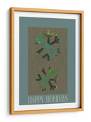 Saludos de Copos de Nieve de Invierno Abstractos - casa cartissi | Cuadro decorativo de Canvas Lab