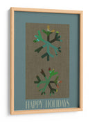 Saludos de Copos de Nieve de Invierno Abstractos - casa cartissi | Cuadro decorativo de Canvas Lab