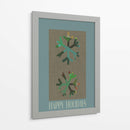 Saludos de Copos de Nieve de Invierno Abstractos - casa cartissi | Cuadro decorativo de Canvas Lab