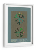 Saludos de Copos de Nieve de Invierno Abstractos - casa cartissi | Cuadro decorativo de Canvas Lab