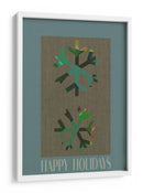 Saludos de Copos de Nieve de Invierno Abstractos - casa cartissi | Cuadro decorativo de Canvas Lab