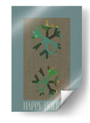 Saludos de Copos de Nieve de Invierno Abstractos - casa cartissi | Cuadro decorativo de Canvas Lab