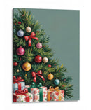 Árbol de Navidad con regalos - Andreas Magnusson | Cuadro decorativo de Canvas Lab