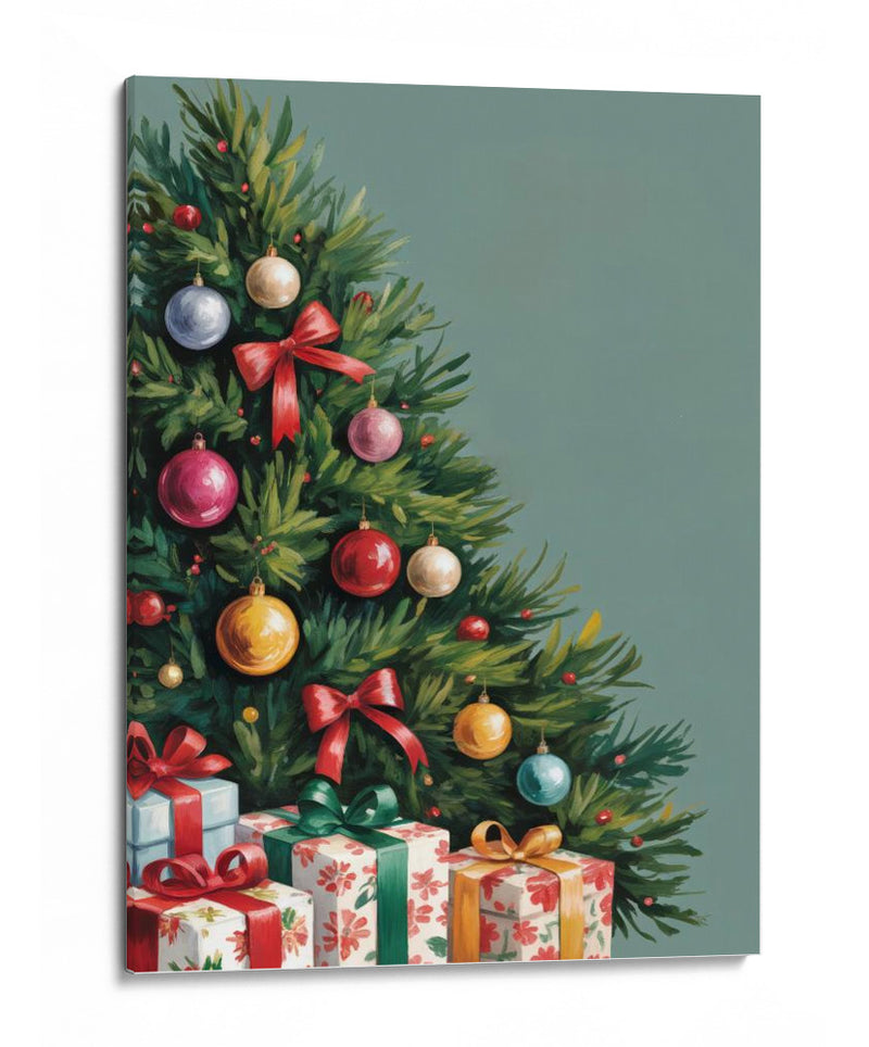 Árbol de Navidad con regalos - Andreas Magnusson | Cuadro decorativo de Canvas Lab